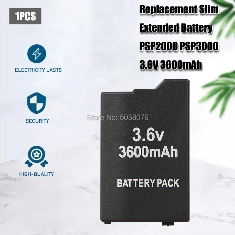 1 шт. 3600 мАч запасная батарея для Sony PSP2000 PSP3000 PSP 2000 3000 геймпад PlayStation Портативный