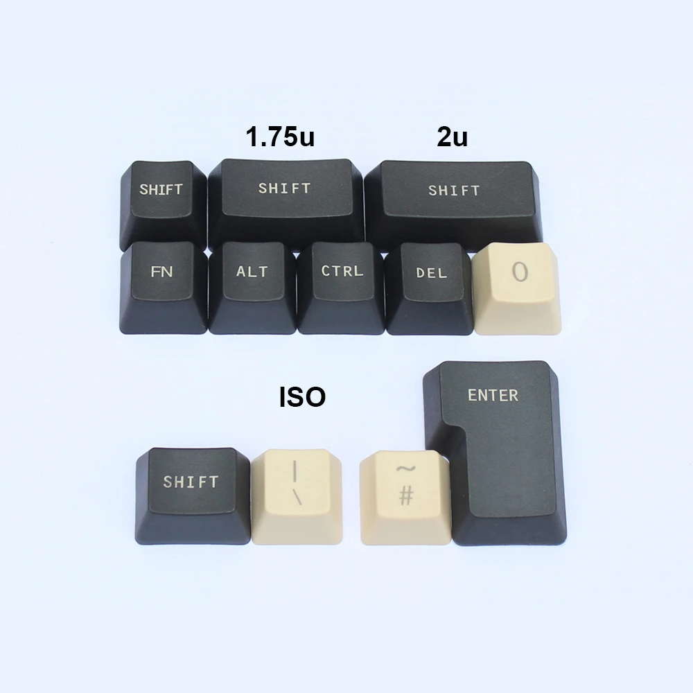 61 64 87 96 108 ключей PBT углерода Цвет смешанные оригинальные OEM профиль с лазерной