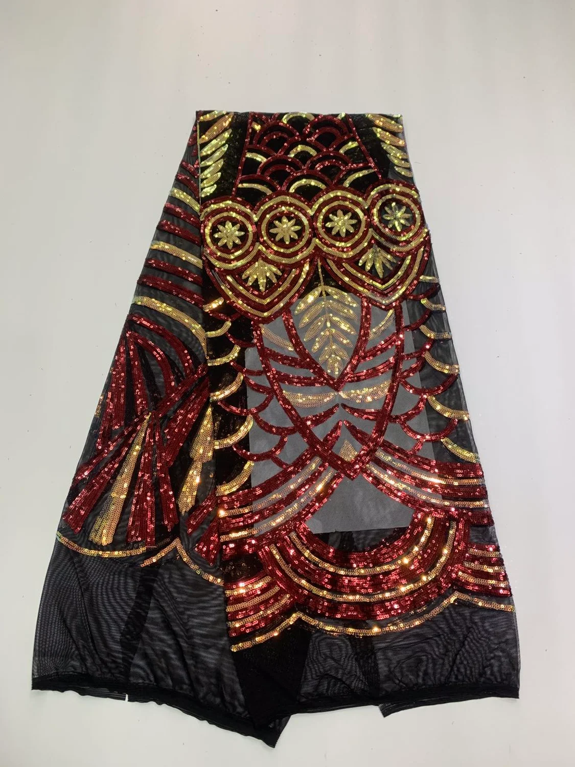 Африканская кружевная ткань высокого качества искусственная с вышивкой