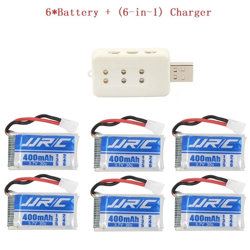 Оригинальная перезаряжаемая батарея 3 7 в 400 мАч 30C для JJRC H31 RC запасные части Lipo и USB