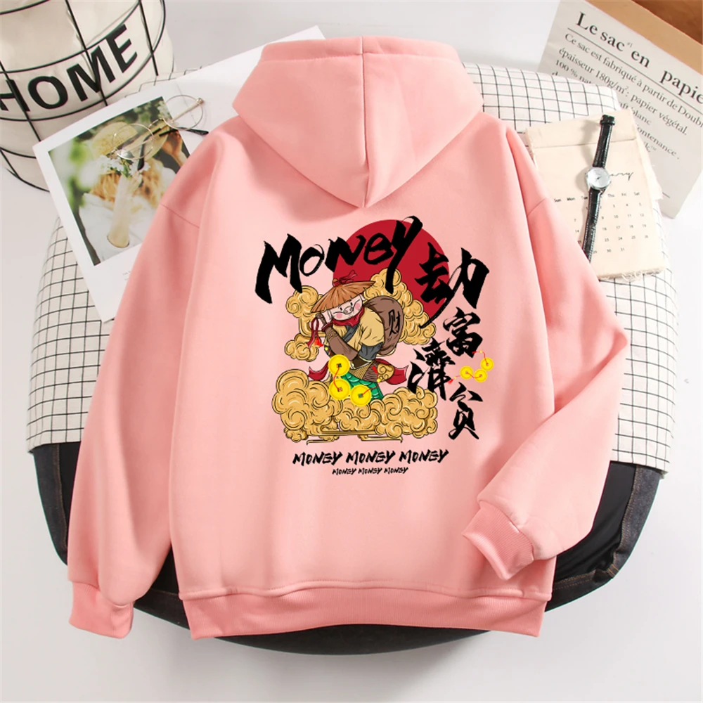 Men Sweetshirts Winter Full Sleeve Cutesy Chinese Clothes Woman Tracksuit Plus Size Graphic Printed Unisex Hoodie Sweatshirts