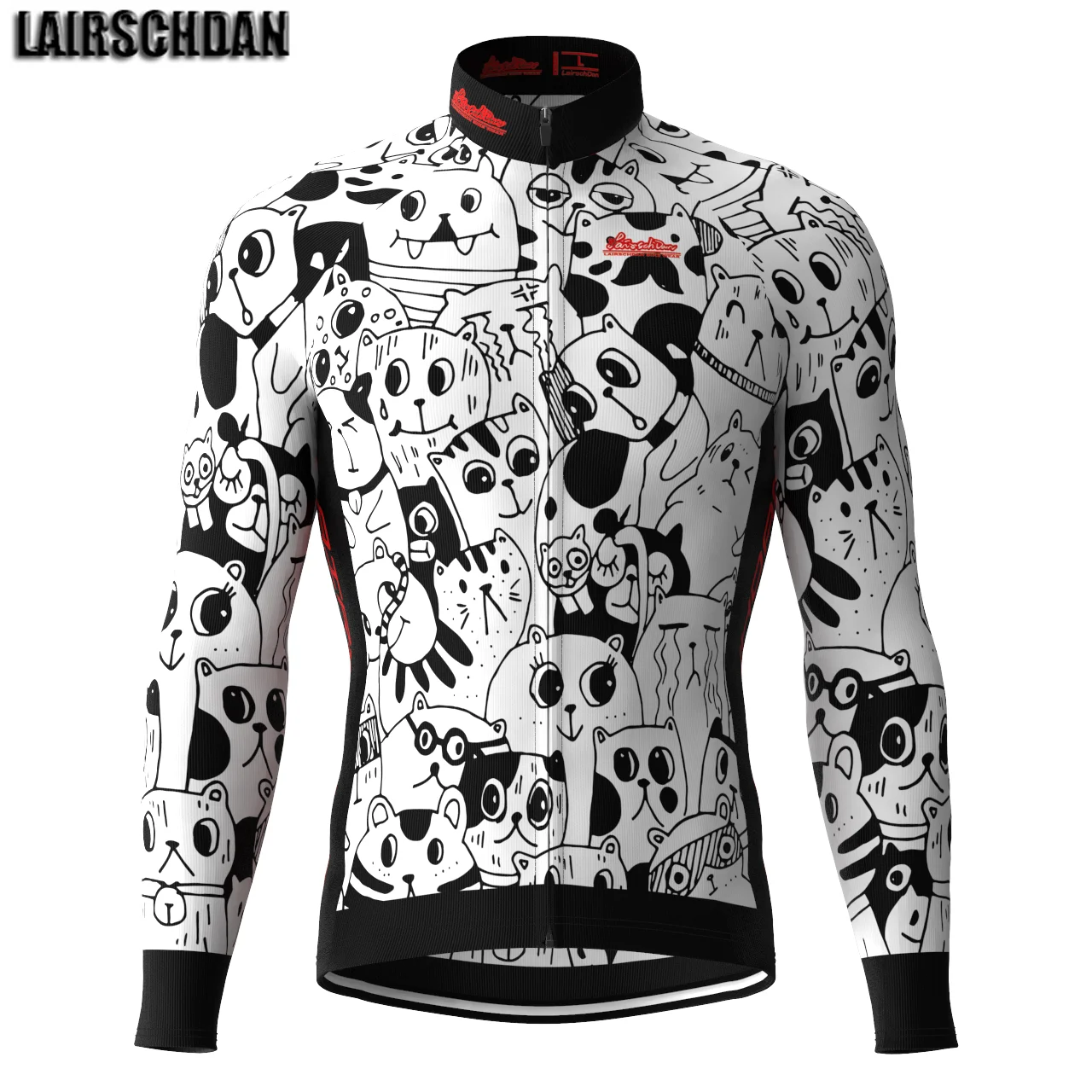 Белая велосипедная футболка унисекс LairschDan с длинным рукавом одежда для горного