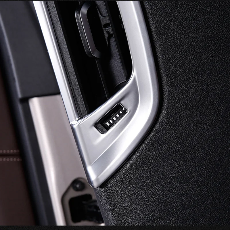Для BMW 5 серии G30 17-20 2 шт. хромированный ABS задний ряд боковой Кондиционер