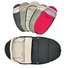 Зимний детский спальный мешок для новорожденных, толстый теплый детский спальный мешок для детской коляски, водонепроницаемый чехол для коляски