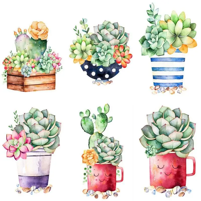 

GATYZTORY 60x75cm DIY Painting By Numbers Flowers Potted plants Coloring Zero Basis HandPainted Painting Unique Gift Home Decor