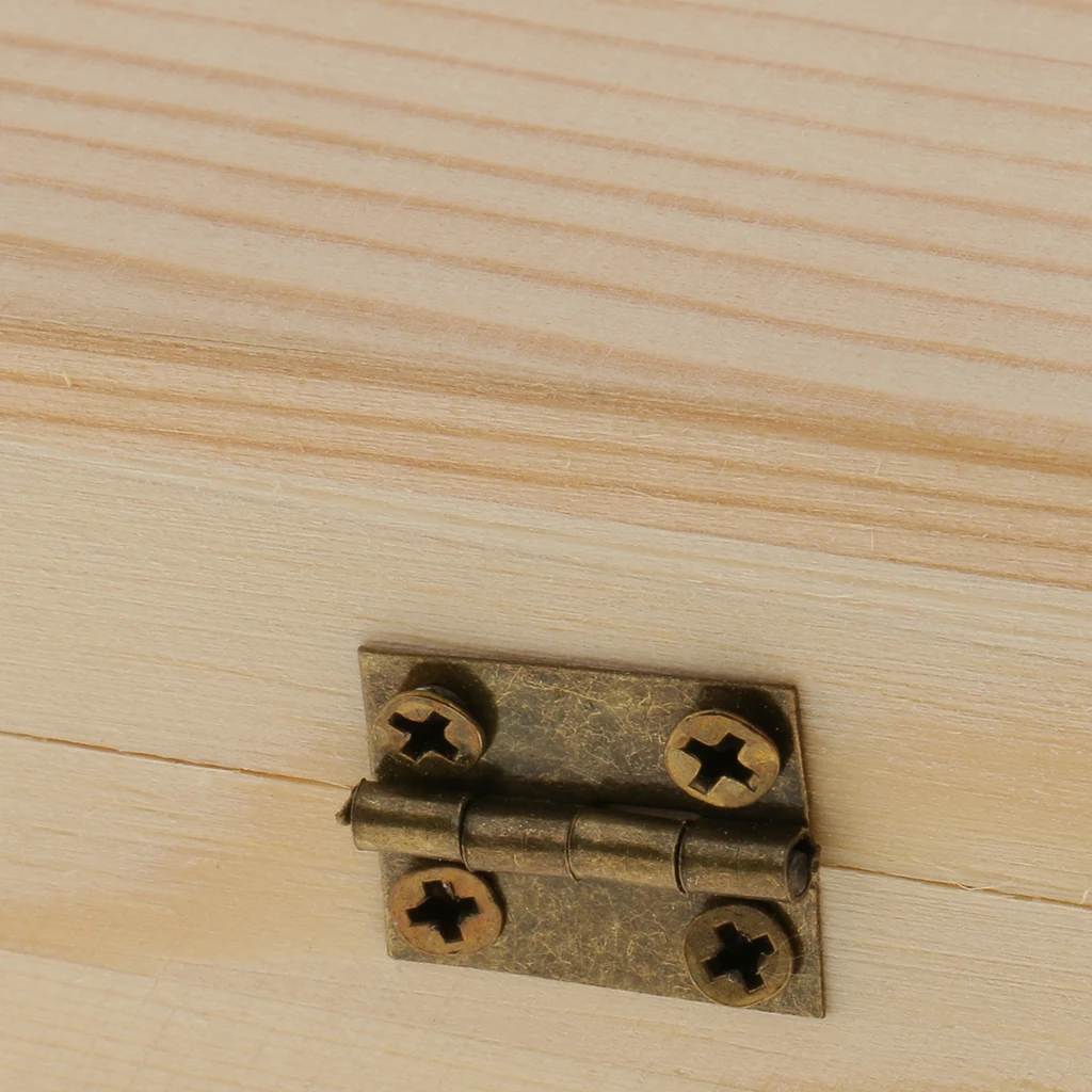 Естественные необработанные деревянные ящики для хранения чехол-карандаш детей