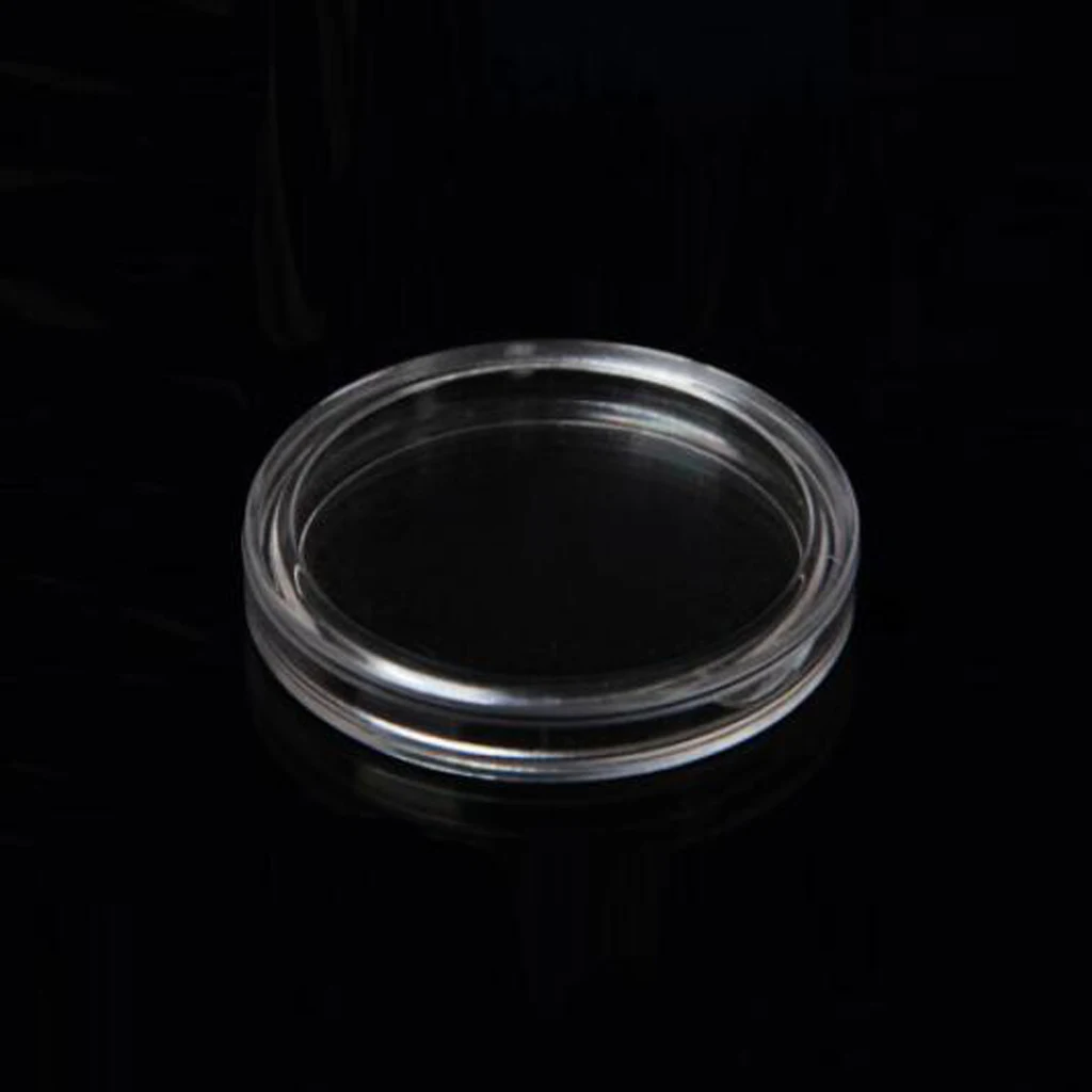 

200 Pcs Clear Capsules Coin Case Protector 21mm Coin Display Box Clear