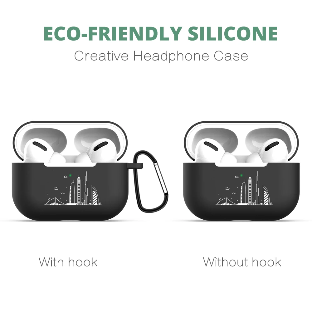 Силиконовый чехол для гарнитуры Airpods Pro Apple Bluetooth креативный | Электроника