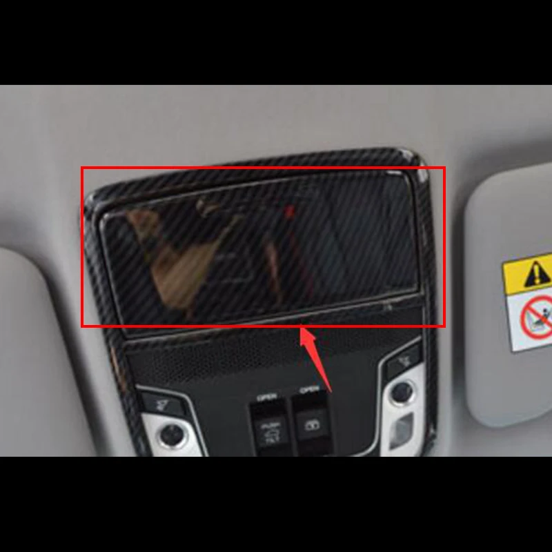 

For Honda CR-V CRV 2017 2018 accessories ABS Carbon fibre Car Glasses box panel Cover Trim Sticker Car styling 1pcs