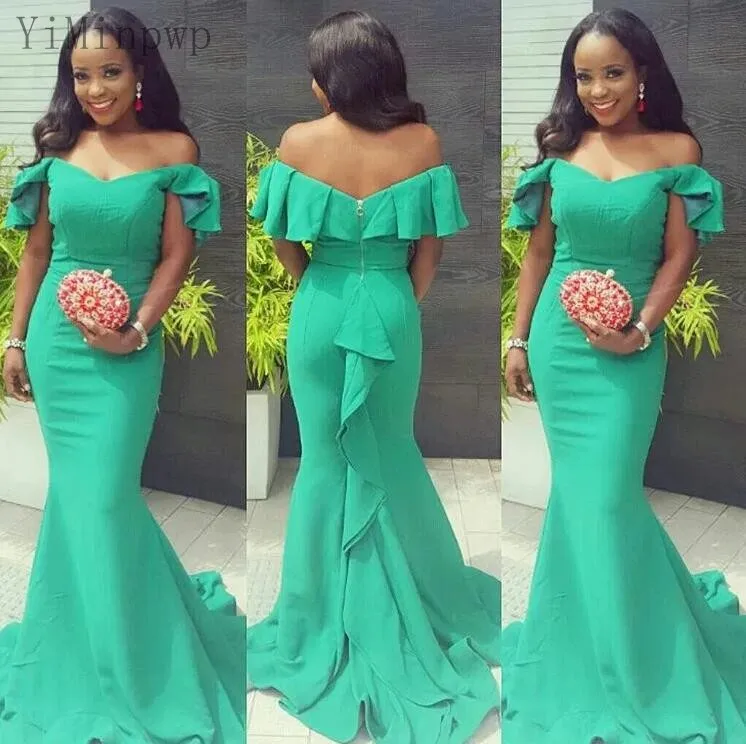 YiMinpwp темно-синее платье для выпускного вечера с открытыми плечами и аппликацией