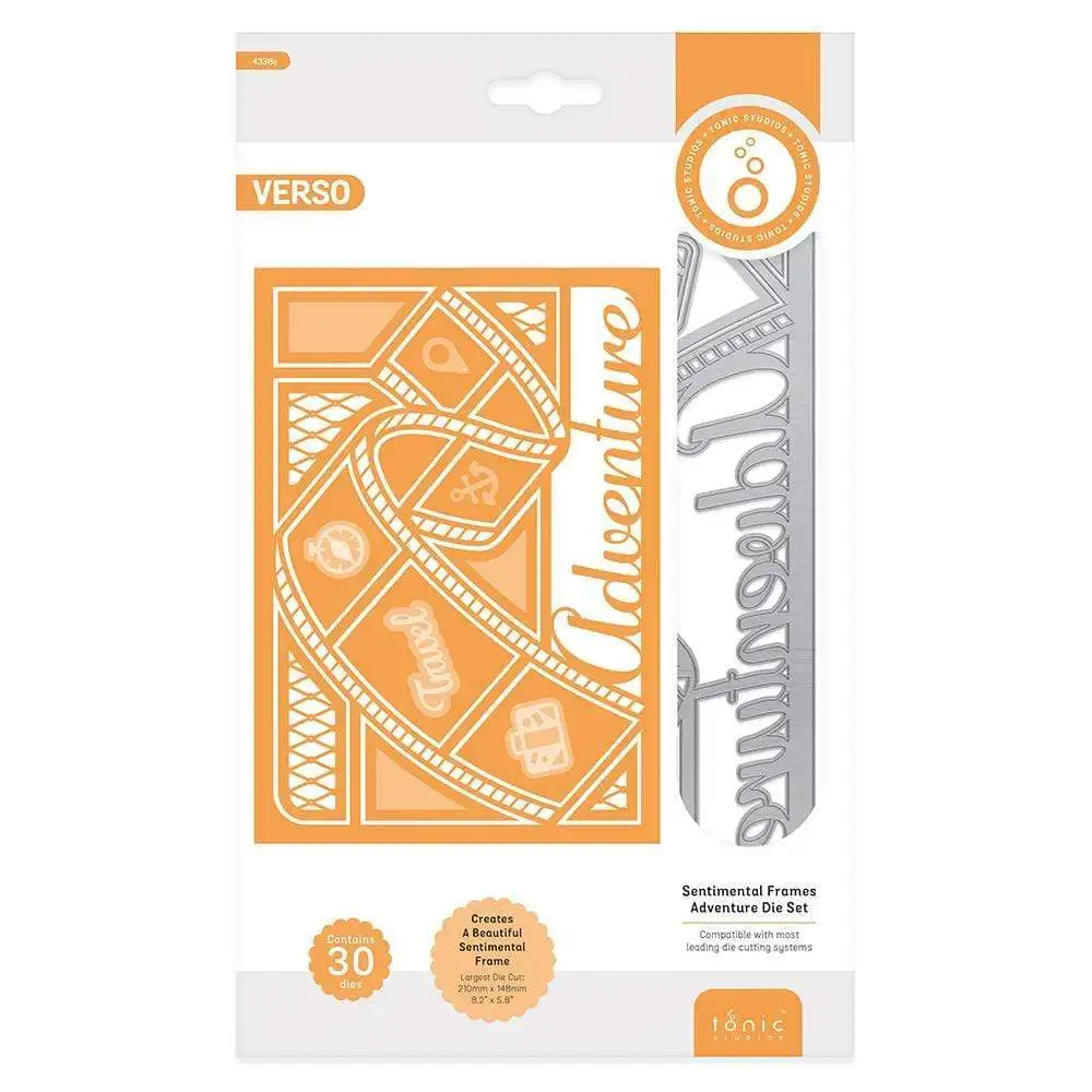 

Sentimental Frames Adventure Metal Cutting Dies Scrapbook Diary Decoration Embossed Paper Card Album Craft Template New Arrive