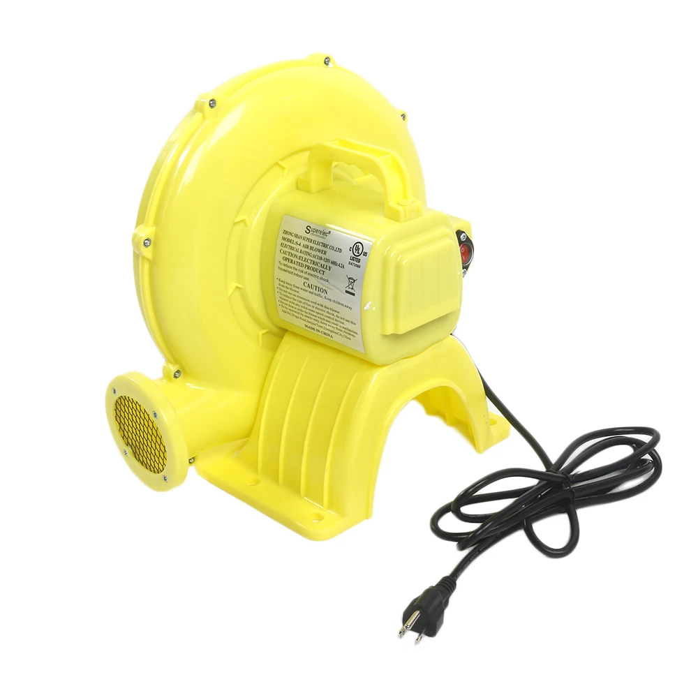 

110V-120V 60Hz 4.2A PE Engineering Plastic Shell Air Blower US Plug Yellow XH8Z