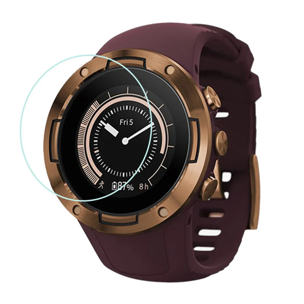 Ouhaobin 3 шт. закаленное стекло для SUUNTO 5 Смарт-часы прозрачная пленка защитная