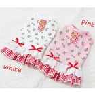 Юбка для маленьких собак, летняя клетчатая юбка без рукавов