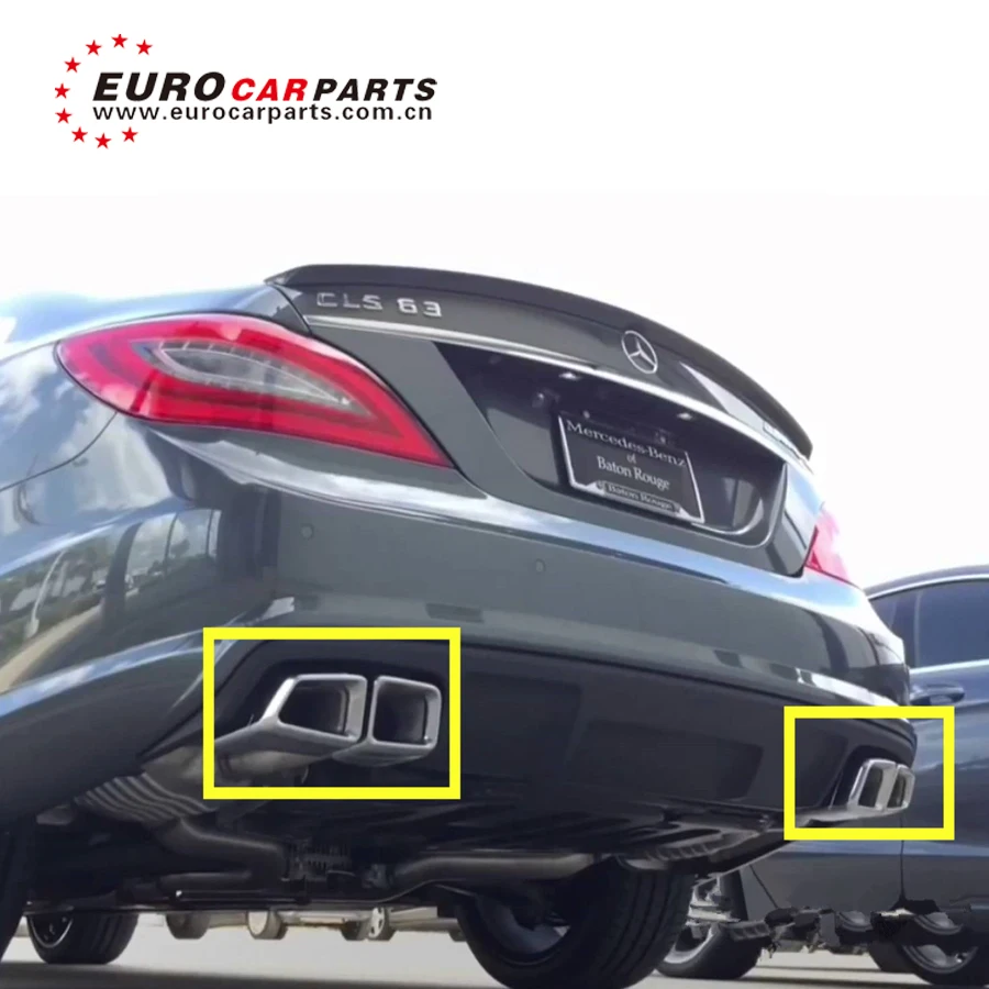 CLS класс cls63 выхлопная труба из нержавеющей стали для CLS300 CLS350 CLS500 CLS63 глушитель