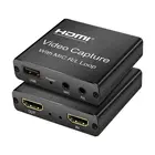 4K HDMIUSB 2,0, 3,0, коробка для видеозаписи игр в реальном времени, ПК, микрофон, вход, аудиовыход