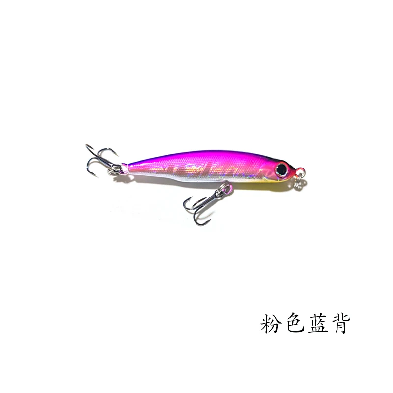 Рыболовная Приманка в форме гольяна микро-карандаш жесткая приманка с тремя