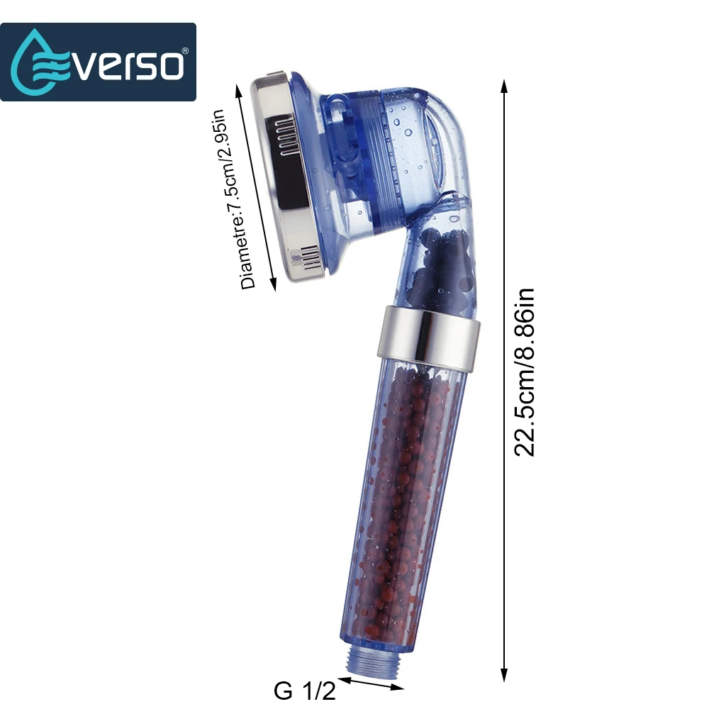 125 градусов 3 файла Ручной Душ Спа душ головка водосберегающая Замена душа |