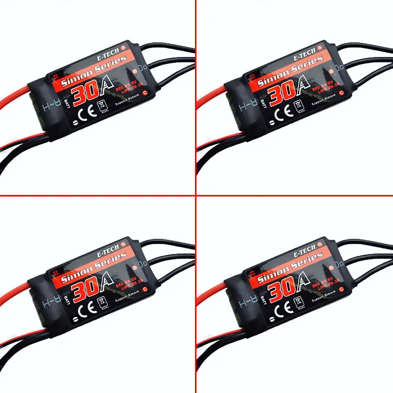 

E-TECK 30A SIMONK ESC 5V 2A BEC для RC F450 S500 Quadcotper (2 ~ 3S LIPO)