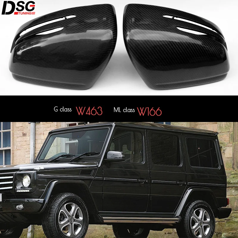 

Запасные колпачки для дверных зеркал из углеродного волокна для G класса W463 ML класс W166 крышка зеркала заднего вида