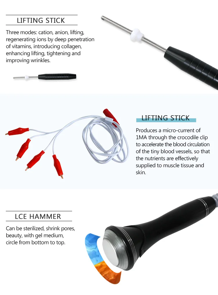 

8 IN 1 Black Skin Comprehensive Management Instrument Blackhead Removal Facial Cleaning Beauty Machine fast shipping