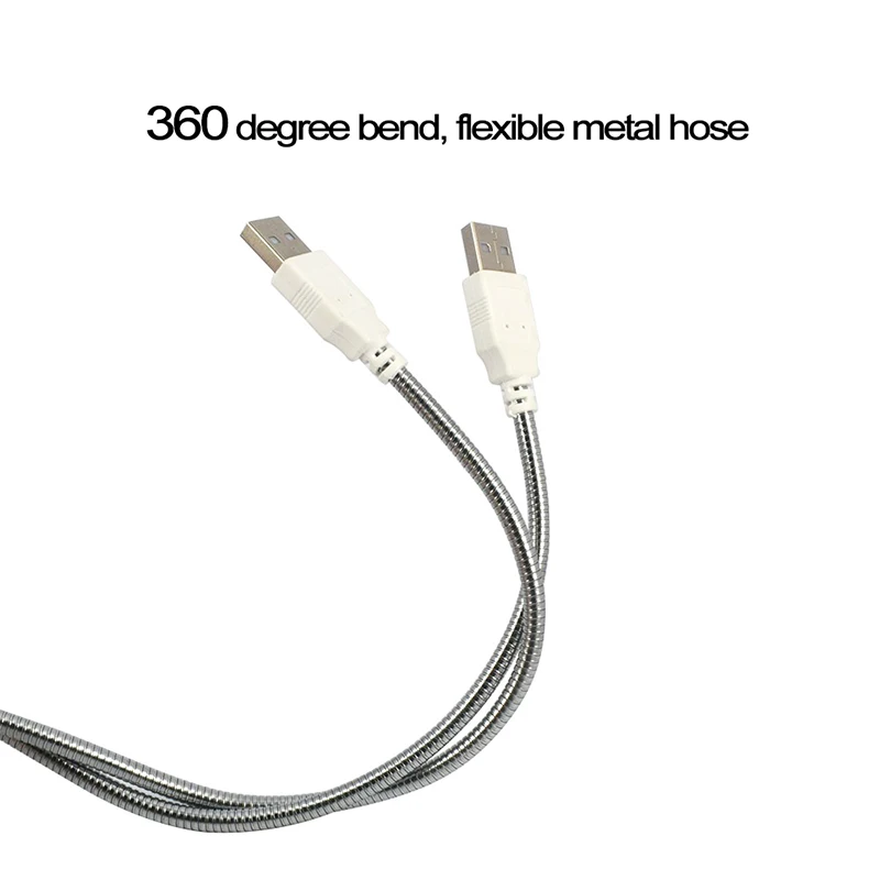 HECULAS USB 10 светодиодный ночной Светильник компьютер лампы для чтения гибкая ультра яркий мини настольная лампа для ноутбука, настольного компьютера, Мощность банка