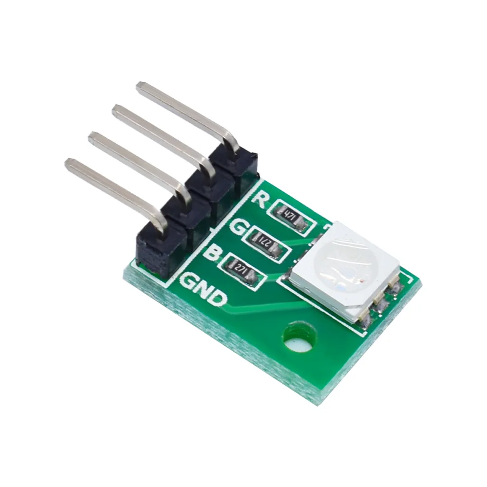 Цветная (RGB) светодиодный коммутационный модуль RGB Светодиодный для arduino макетная