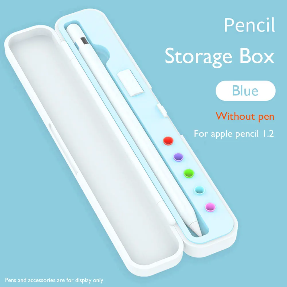 

Портативный пенал для хранения карандашей для Apple Pencil 1nd Gen, чехол-держатель для Apple Pencil 2-го поколения, защитный чехол
