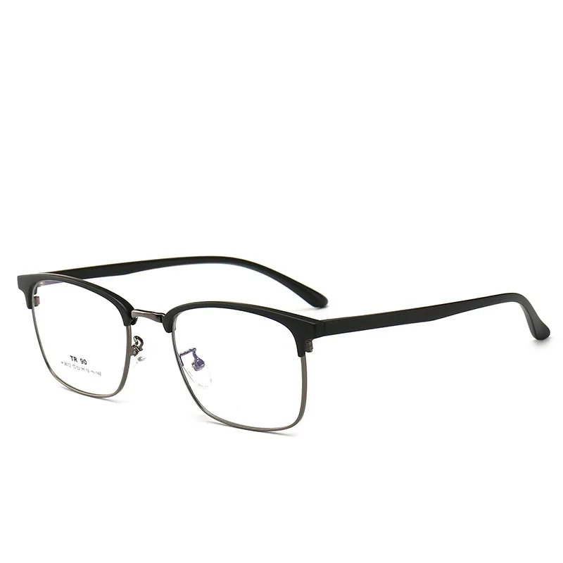 

HERVI пластиковые титановые оправы для очков, Мужские квадратные оправы для очков по рецепту при близорукости, новинка 20201New, полные оптически...