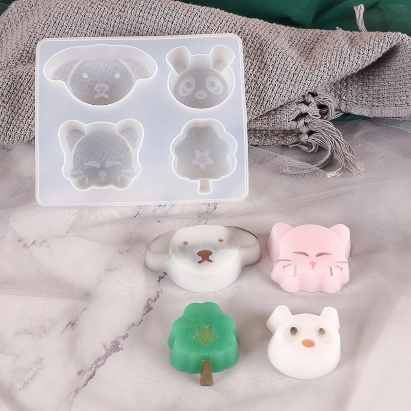 

J60E Animal Series Jewelry Epoxy Resin Mold Earrings Pendant Silicone Mould DIY Crafts Necklace Casting Tools