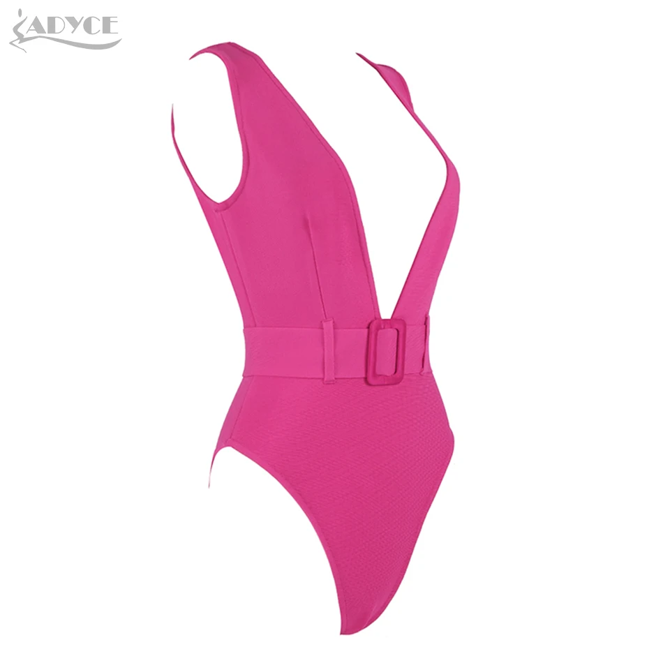 ADYCE 2019 новый летний Зеленый Розовый Красный бандажный купальник сексуальный