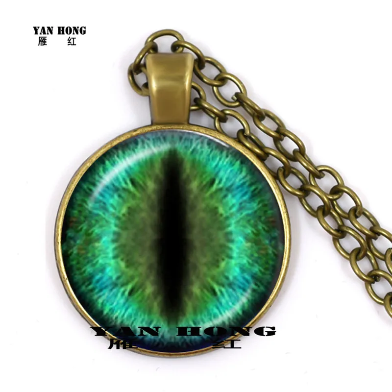 YANHONG 2019 Новый Мода &quotDragon Eye&quot кулон личность глаза ювелирные изделия стеклянный