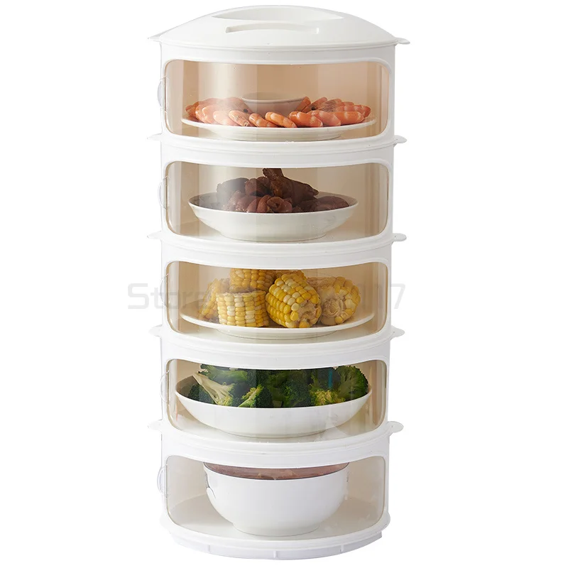 

Insulation cover Multi-layer household food insulation cover Plastic round dust-proof multi-function cover Fresh-keeping cover