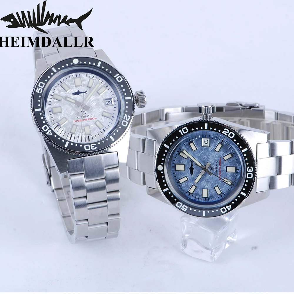 

HEIMDALLR 62MAS Diver Watch 200M Self Winding NH35A C3 Luminous Dial Automatic Mechanical Movement Sapphire Glass Wristwatch