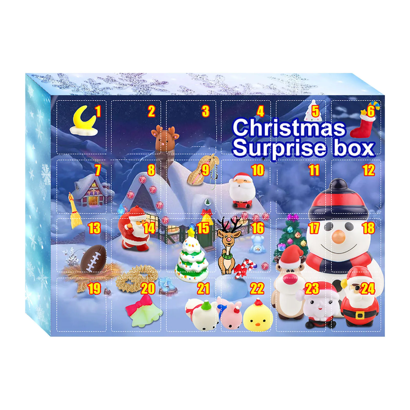 

Christmas Advent Calendar Children Gift Christmas SurpriseBox Funny Early Childhood Education Toys FidgetAdvent Responsible