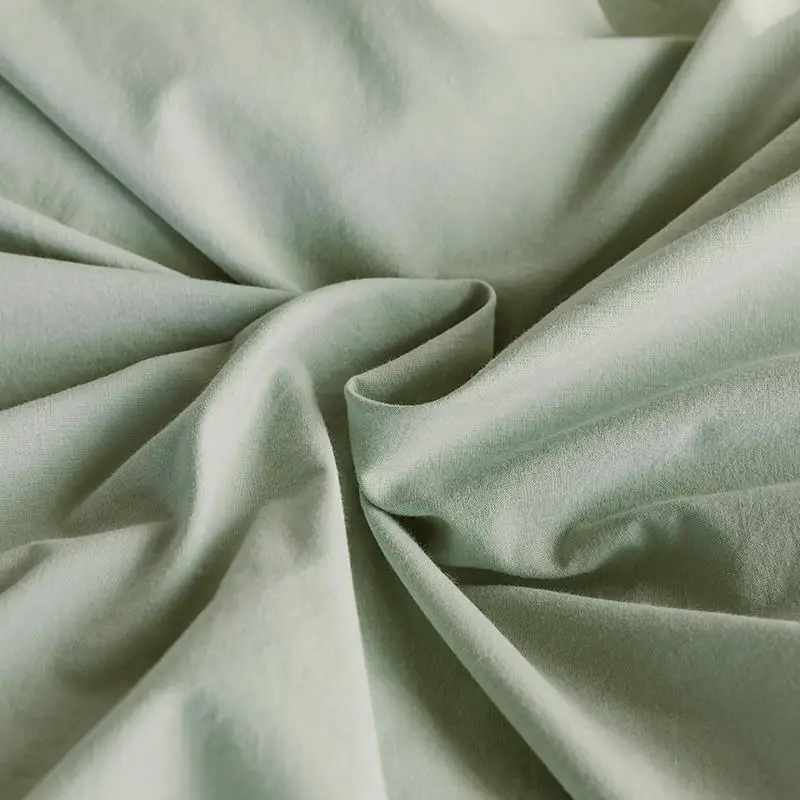 2020 Two color crash Bedding Sets Water green/grey Bed Set Washed cotton Business/home bed linen single/double | Дом и сад