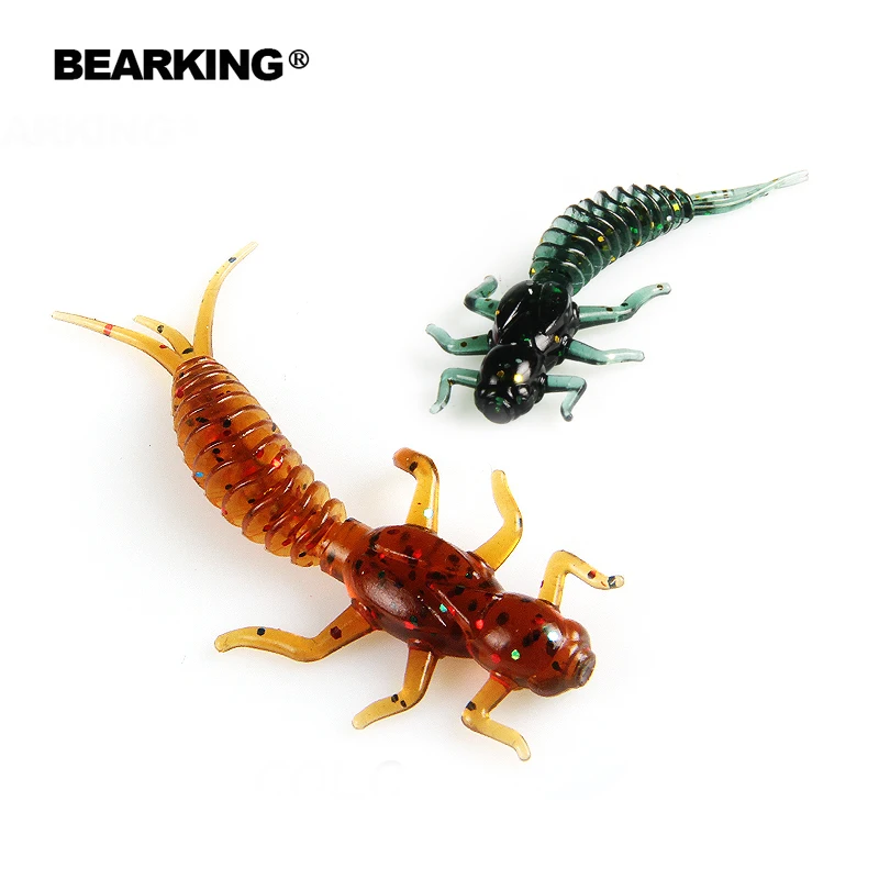BEARKING, новинка, личинка, мягкие приманки, 50 мм, 60 мм, для рыбалки, искусственные приманки, силиконовые, для окуня, для щуки, гольян, плавающая приманка, для джигинга, пластиковые приманки, червь