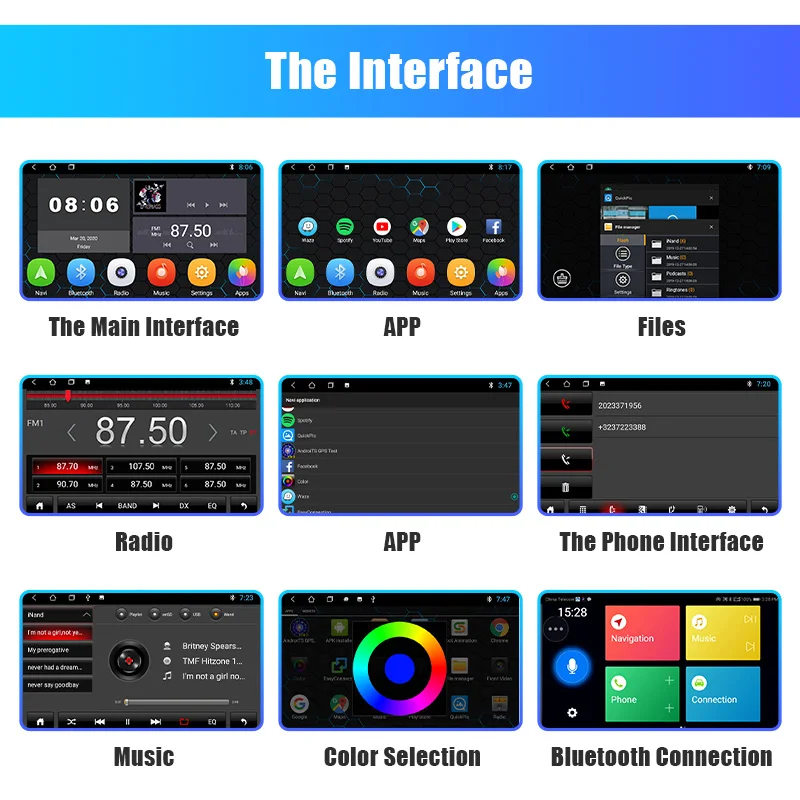 grandnavi 2din android gps car radio 2 5d touch screen car multimedia player navigation autoradio 2din for toyota nissan hyundai free global shipping