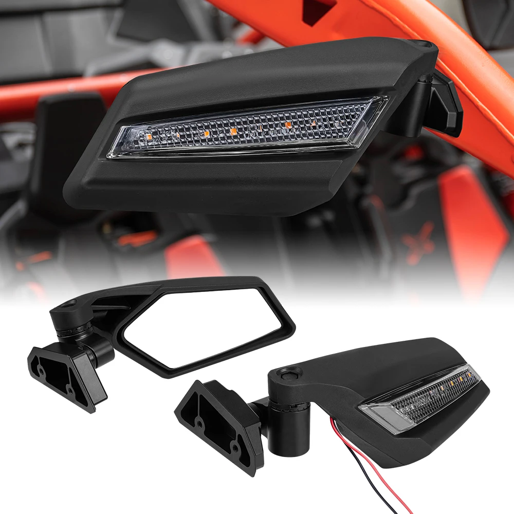 

LED UTV rearview mirror LED turning light for Can-am Maverick X3 MAX X DS Turbo R Maverick Max 1000 Maverick X3