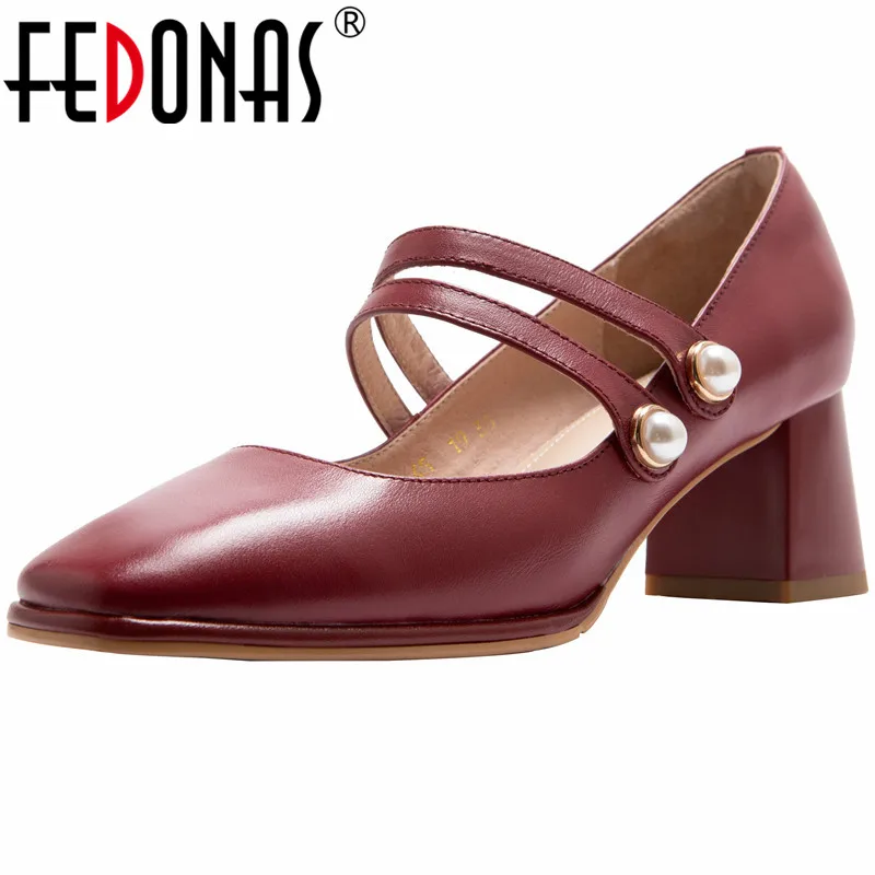 

FEDONAS Mary Jane/туфли-лодочки на высоком каблуке; Модная новинка; Обувь для костюмированной вечеринки для мужчин; Коллекция 2021 года; Сезон весна; К...