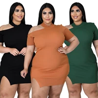 green cold shoulder knitting bodycon mini dress women large size black sexy skinny skirt elegant outfit special occasion wear