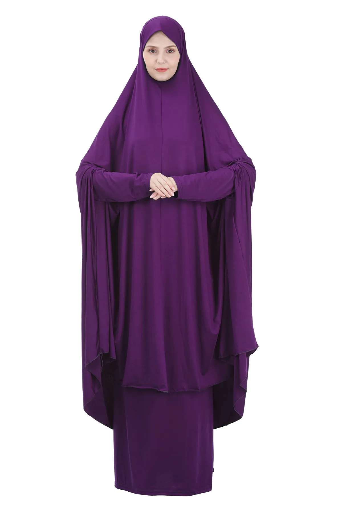 

Muslim Fashion Prayer Dress Jilbab Islam Clothing Dubai Abaya Khimar Long Hijab Dress Niqab Djellaba Femme Ramadan Jellaba 213