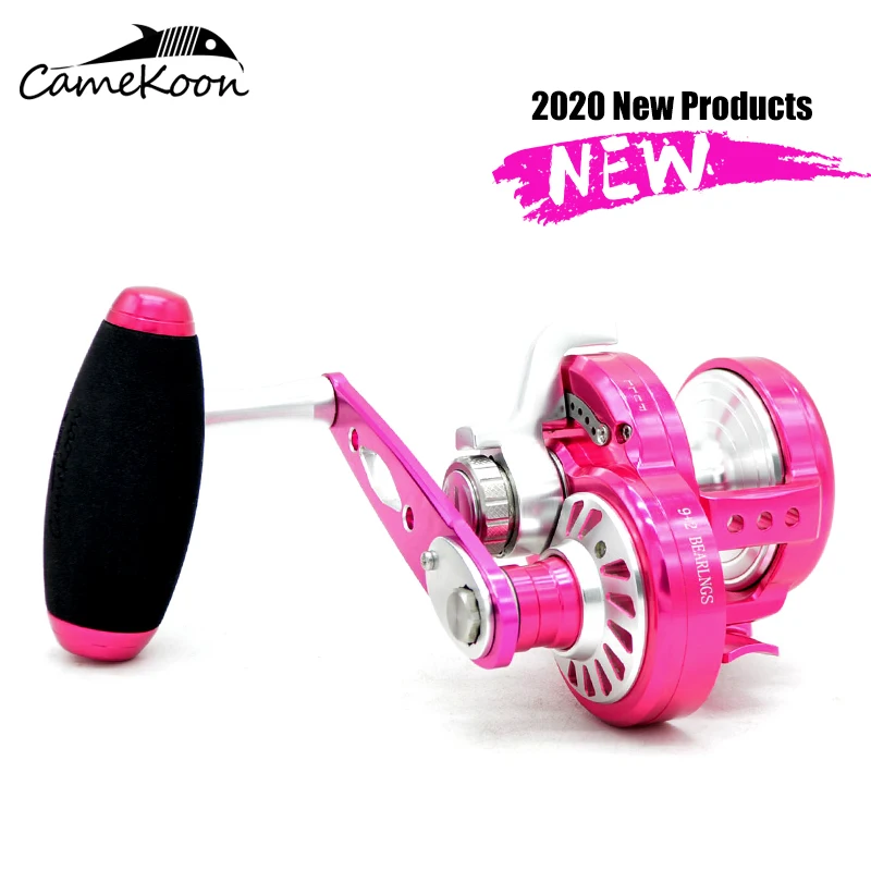 Катушка с ЧПУ CAMEKOON для медленного джиггинга высокая скорость 6 3: 1 морского