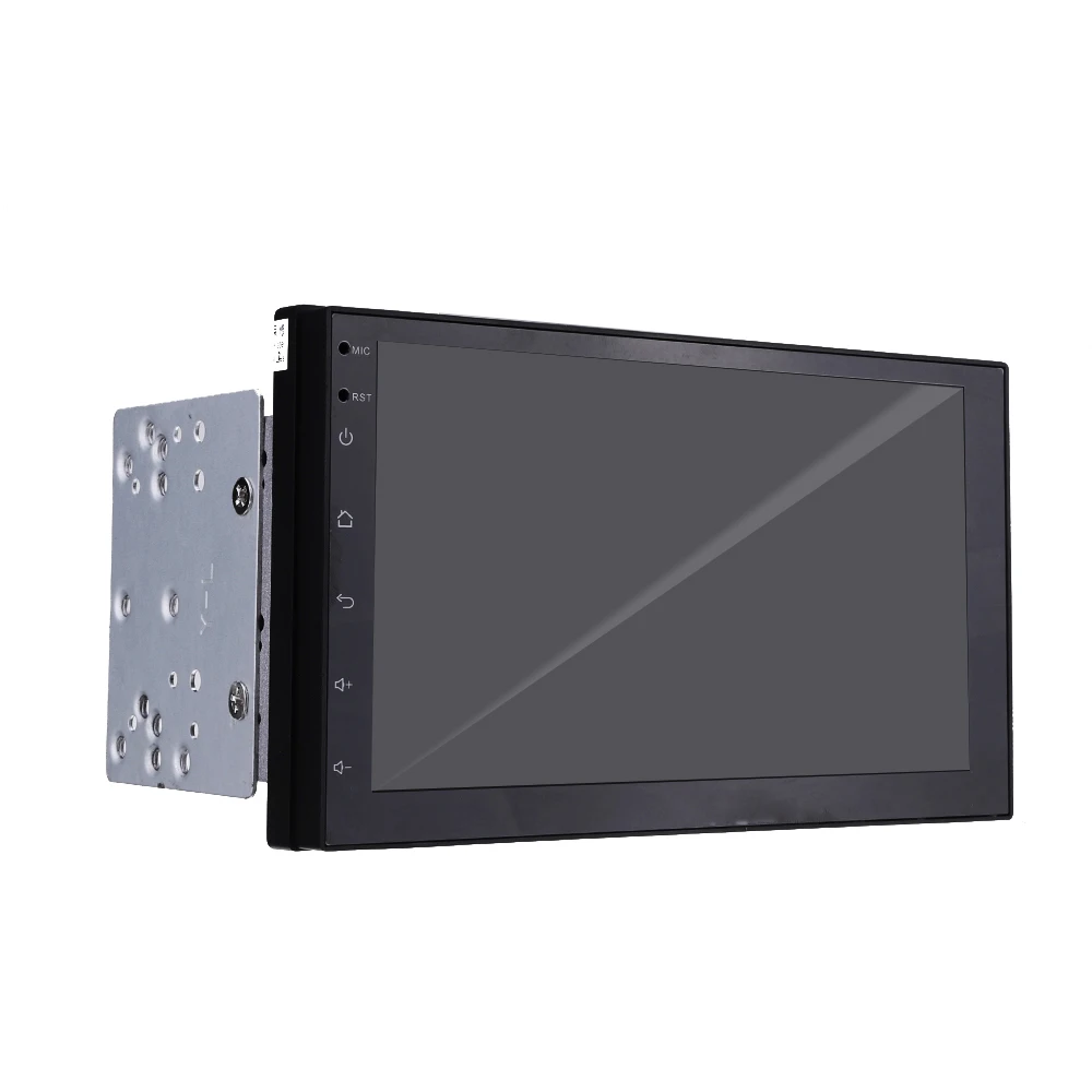 7 дюймов Автомобильный стерео радио MP5 плеер Android 8 0 2.5D Экран 1 + 16G GPS навигации WI FI