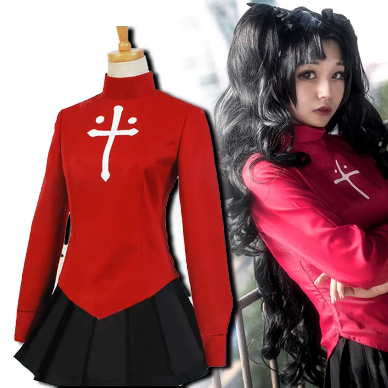 Костюм женский для праздника Хэллоуин Рин Тосака косплея костюм Fate/stay Night