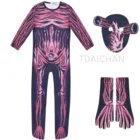 2021 детский Косплей-костюм с головой сирены с маской для мальчиков и девочек аниме забавное боди для вечерние НКИ карнавал на Хэллоуин комбинезоны