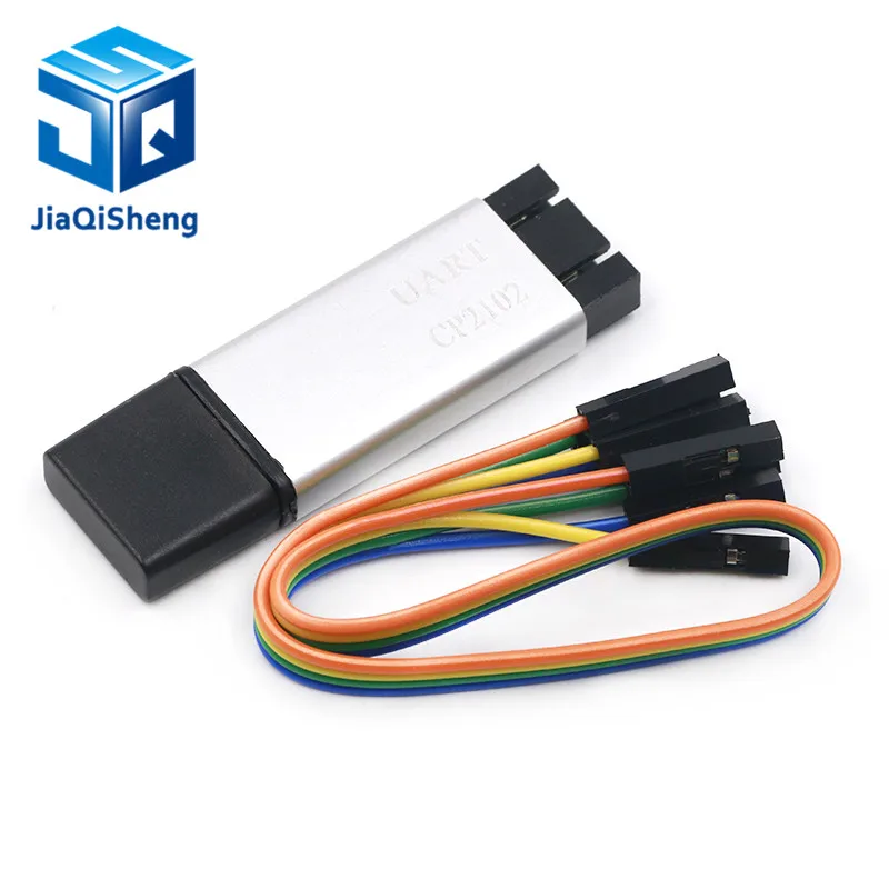 Алюминиевый корпус CP2102 USB 2,0 к ttl UART модуль 6Pin последовательный преобразователь STC Замена FT232 модуль Поддержка 5 В/3,3 В для arduino