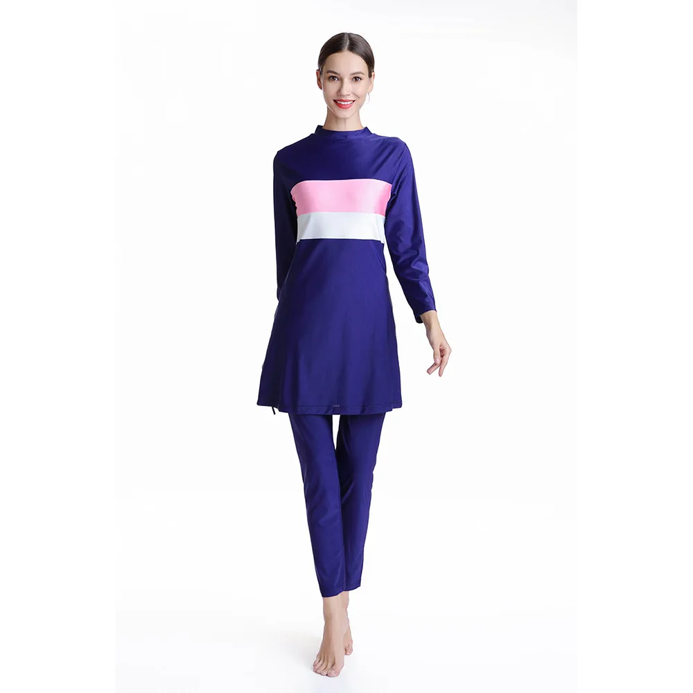 Модные Повседневные купальные костюмы с длинным рукавом для женщин