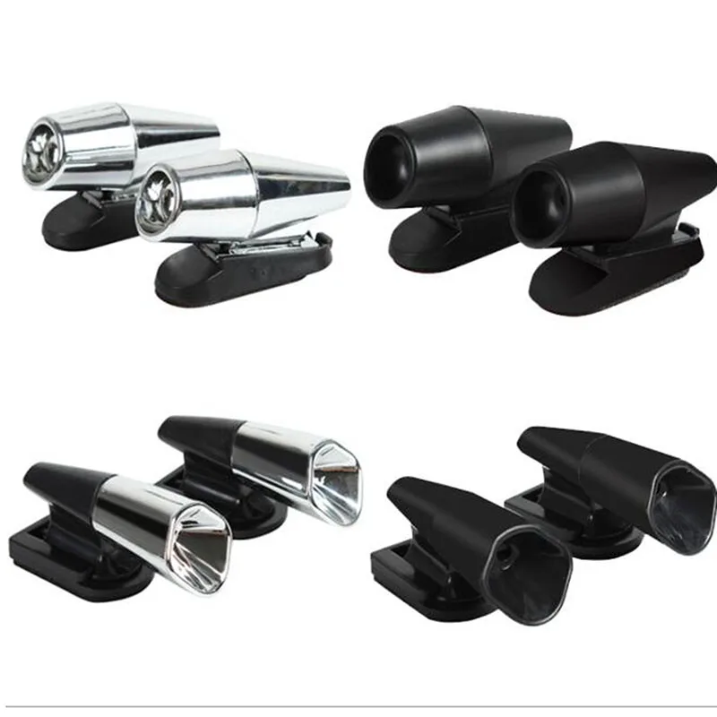 

2PCS Car Detachable Ultrasonic Deer Snake Alert Sound Alarm Wind Power Animal Repeller ABS With Switch Base Garden Access