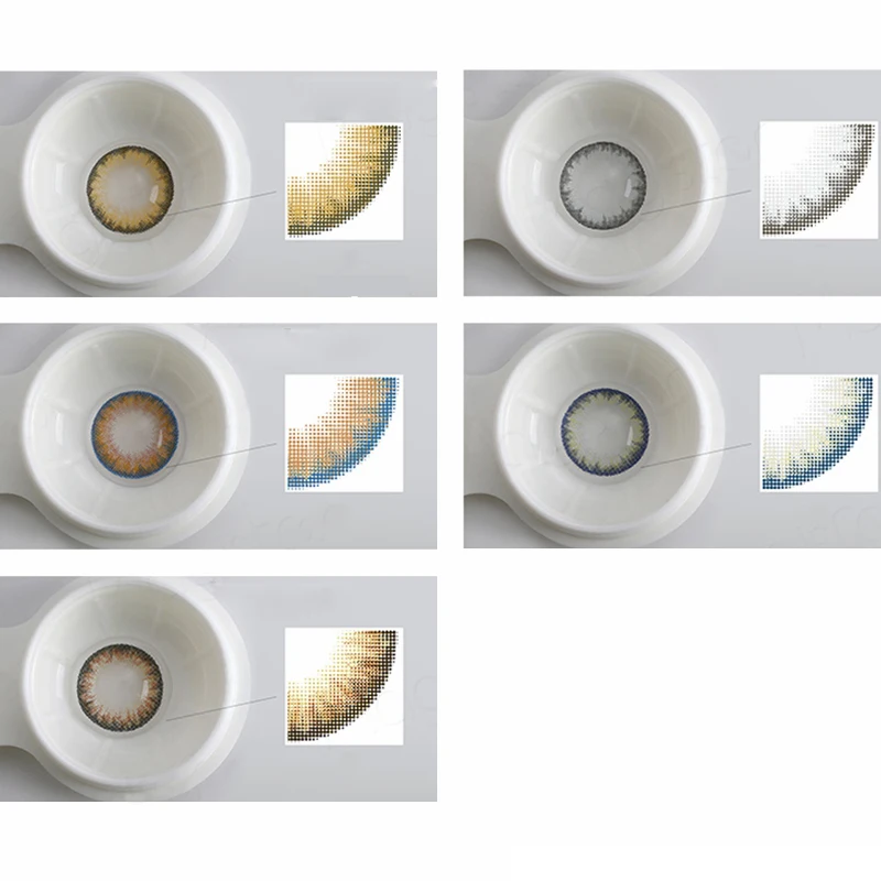 2 шт./пара PRO серии на Цвет контактные линзы для глаз круглые очки мягкой ed